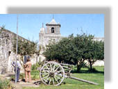Historical marker at Presidio La Bahia